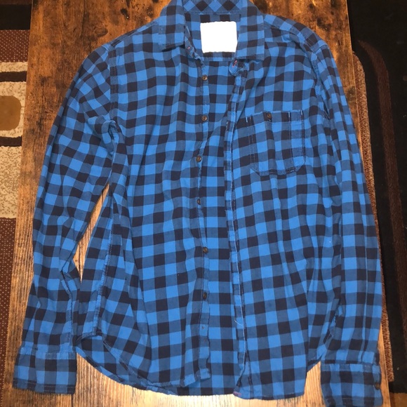 Aeropostale Blue Flannel Shirt - Picture 1 of 1